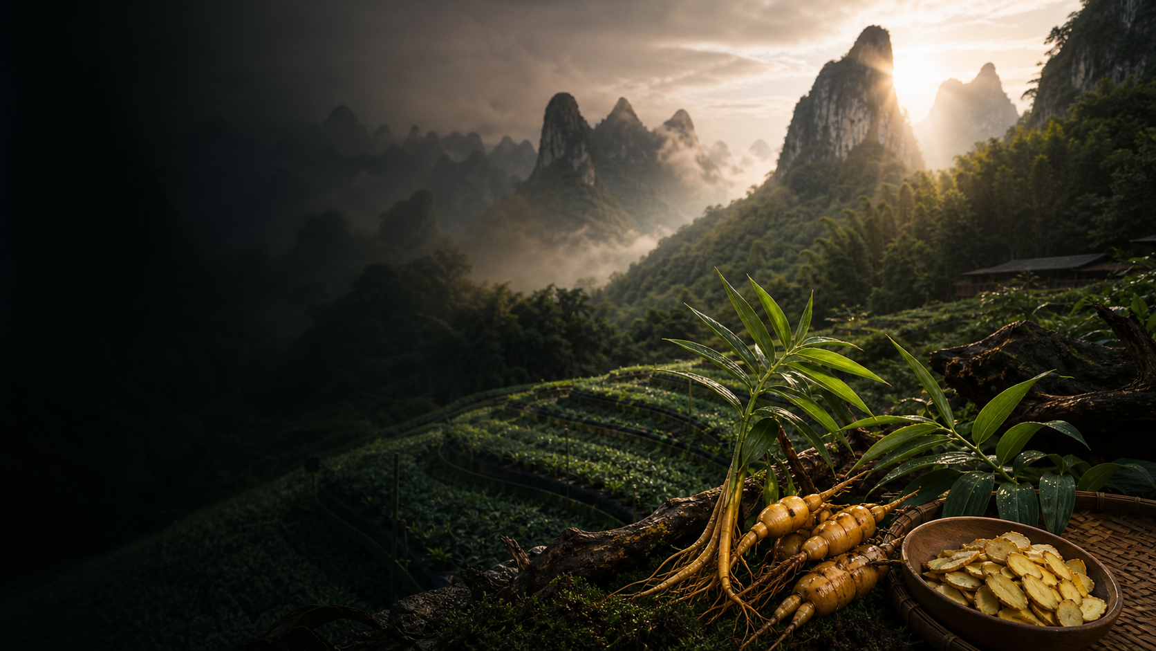 贵州喀斯特林下黄精种植